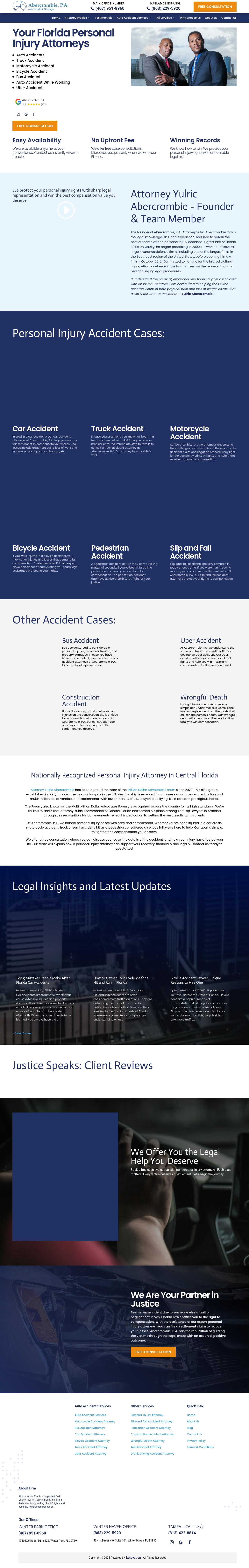 Abercrombie, PA - Winter Haven FL Lawyers