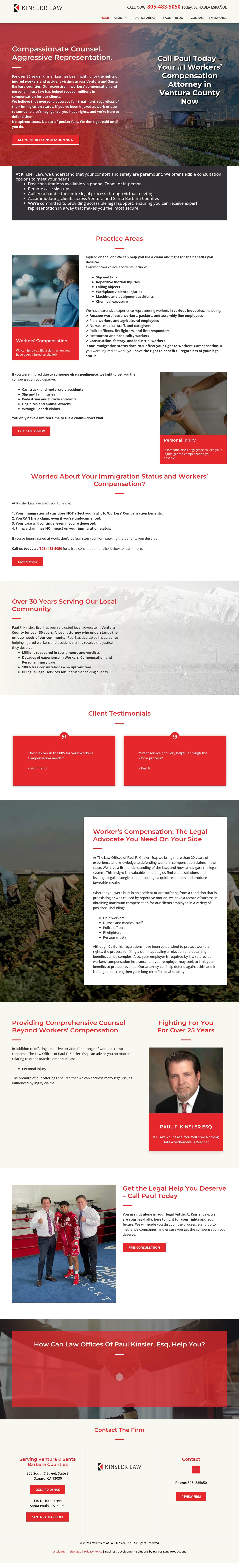 Law Offices of Paul F. Kinsler - Oxnard CA Lawyers