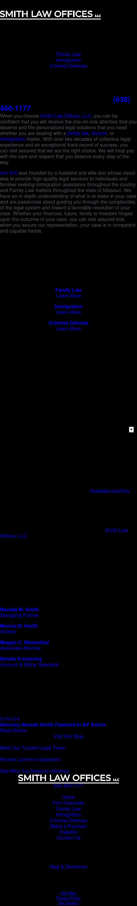 Smith Law Offices, LLC - Saint Charles MO Lawyers