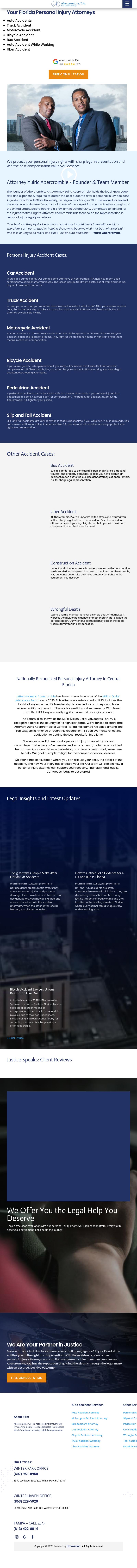 Abercrombie, PA - Winter Haven FL Lawyers