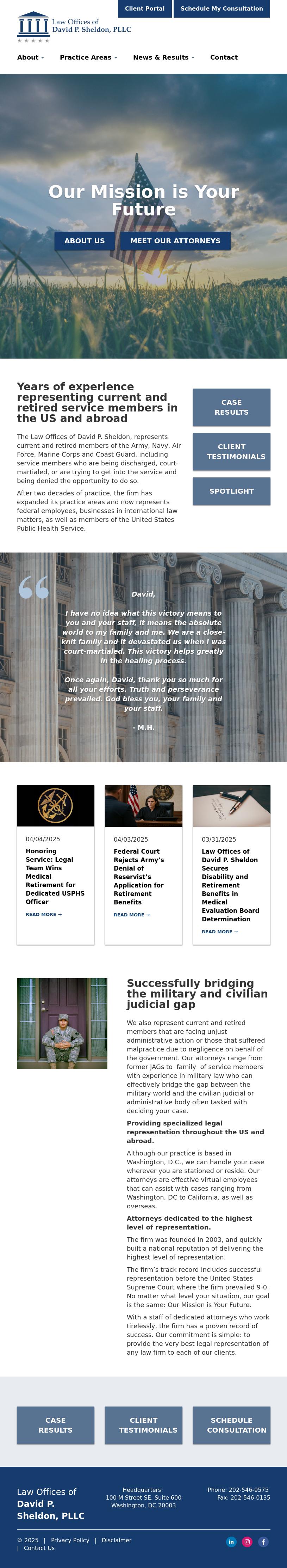 Law Offices of David P. Sheldon - Washington DC Lawyers