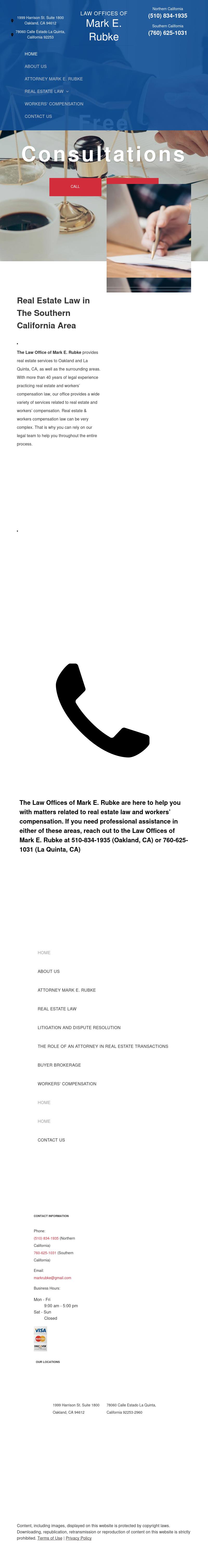 Law Offices of Mark E. Rubke - Oakland CA Lawyers