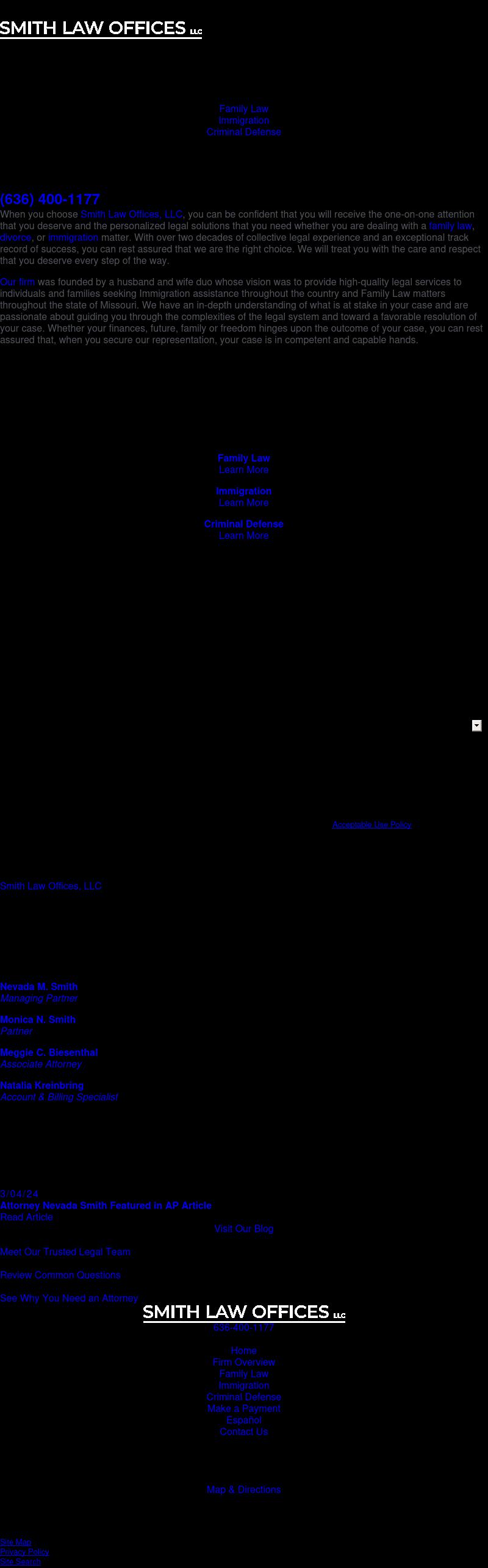 Smith Law Offices, LLC - Saint Charles MO Lawyers
